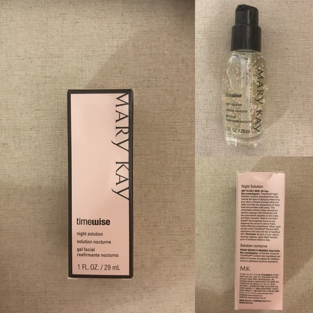 New in Box Mary Kay Night Solution: Combo/Oily